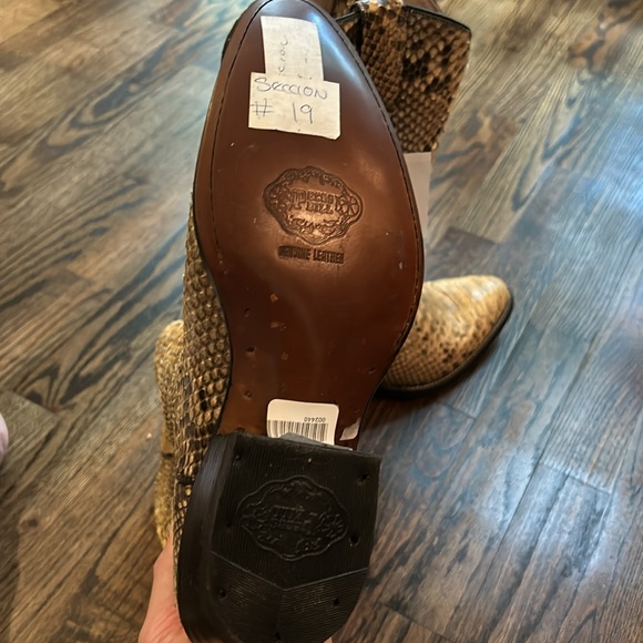 Mens Montana Full Python Boots - Picture 5 of 5